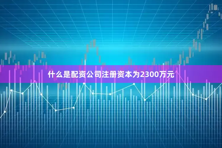 什么是配资公司注册资本为2300万元